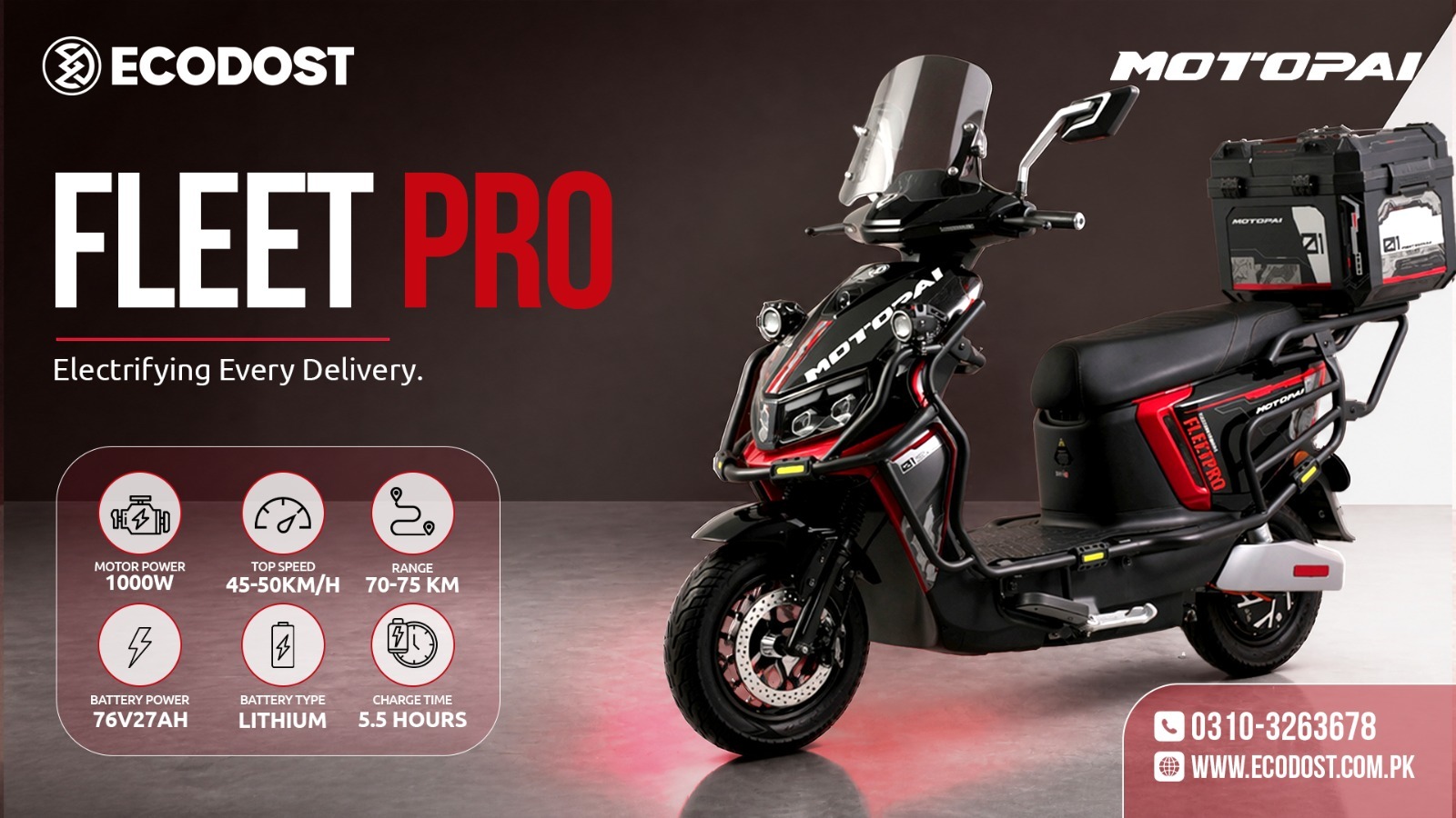EcoDost Fleet Pro Scooty